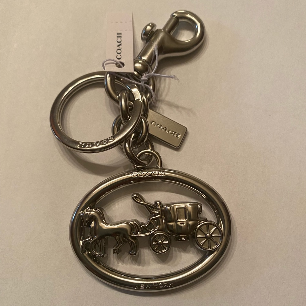 Horse And Carriage Bag Charm